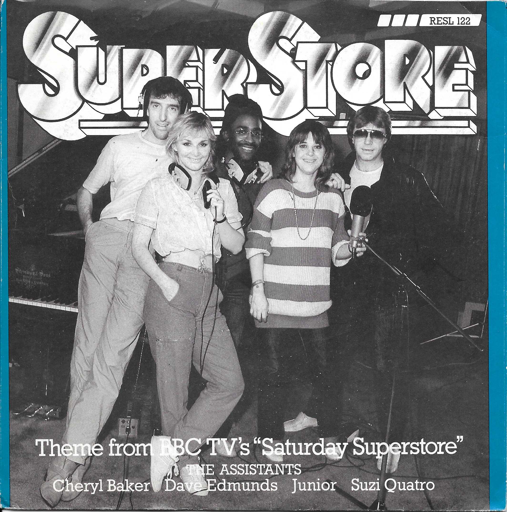 Picture of RESL 122-iD Down at the superstore (Saturday superstore) by artist B. A. Robertson from the BBC records and Tapes library